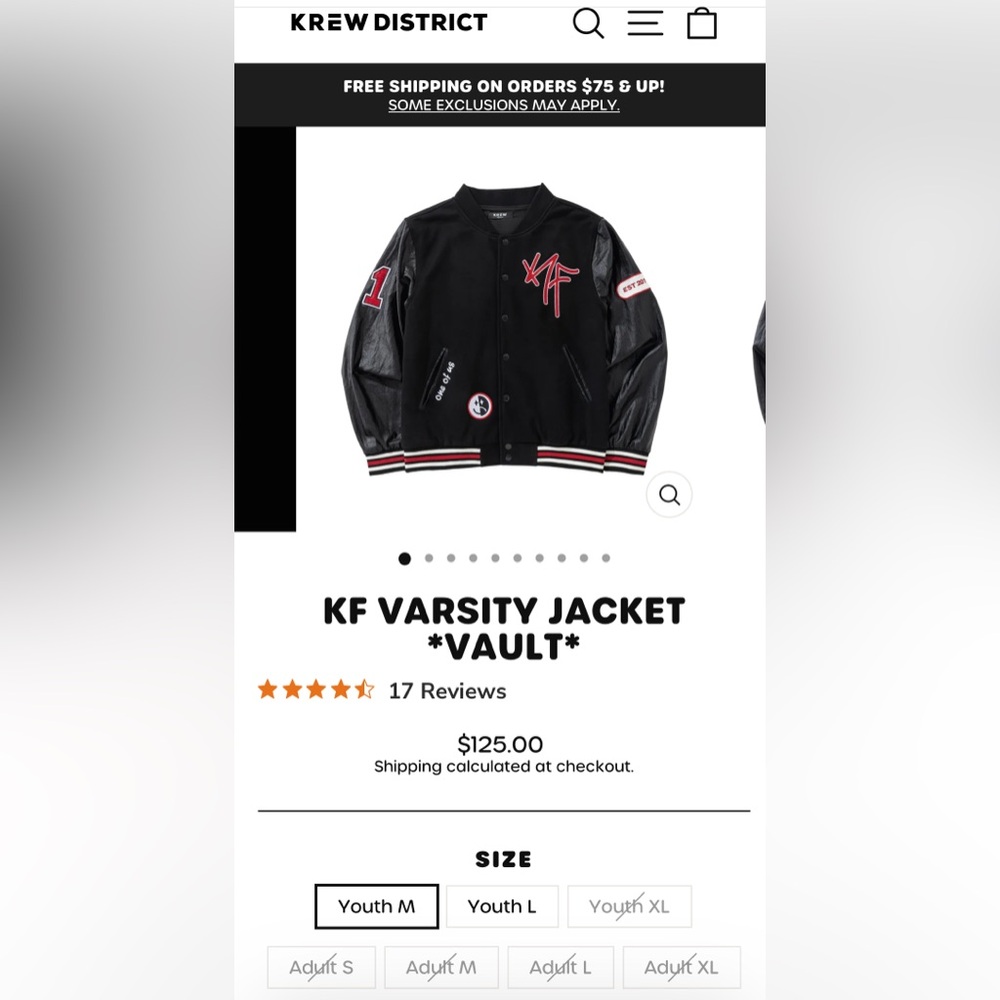Krew District Vintage Jacket.